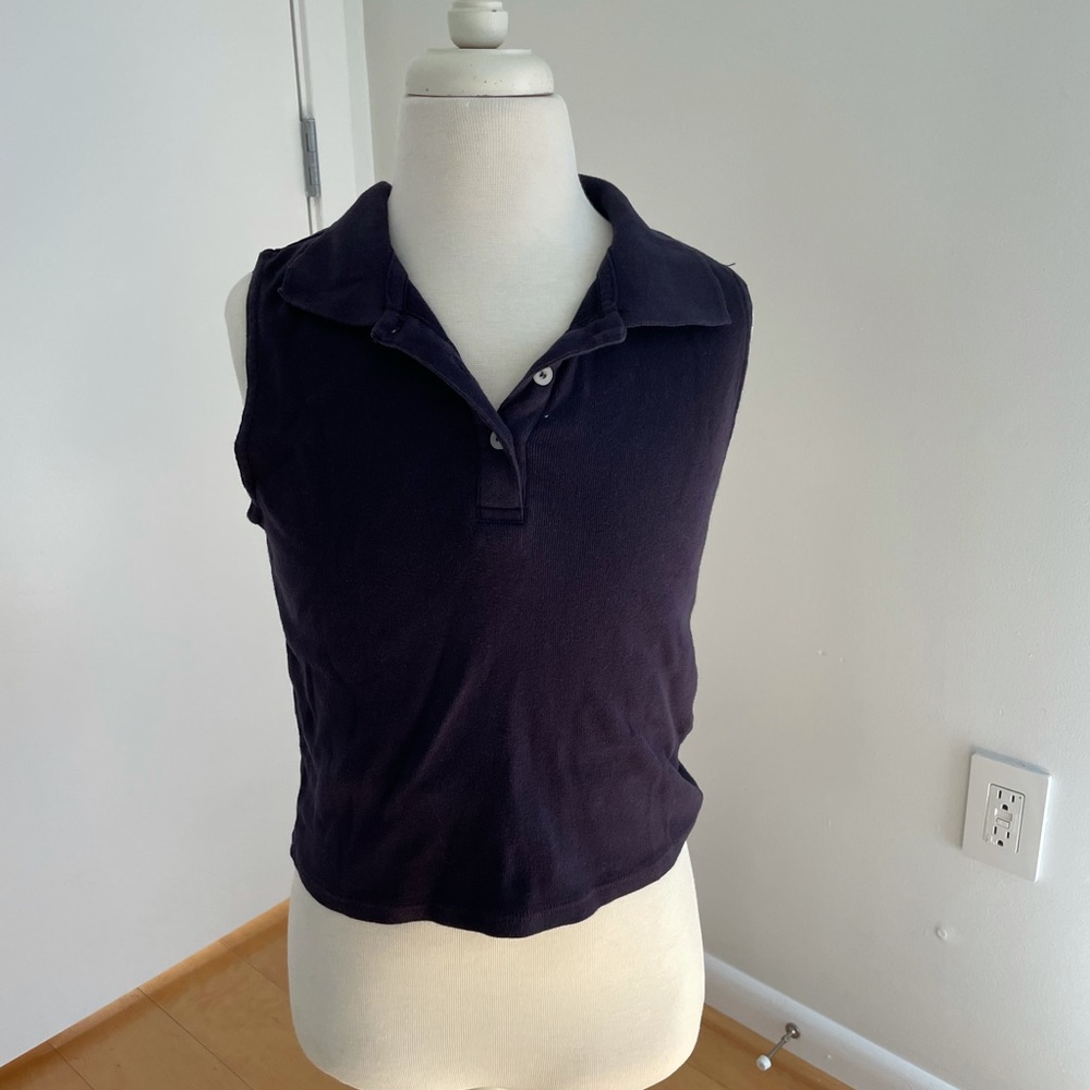 Brandy Melville Navy Blue Tank Top